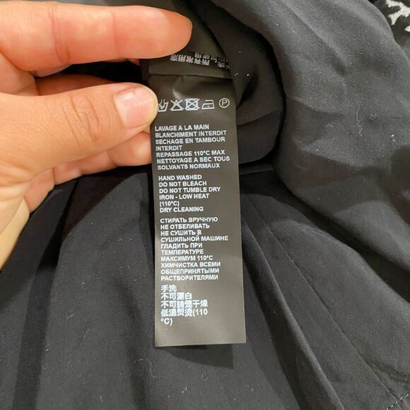 NWT The Kooples Paris Flocked Leopard Velvet Dress Black • Size 4 - Picture 9 of 16